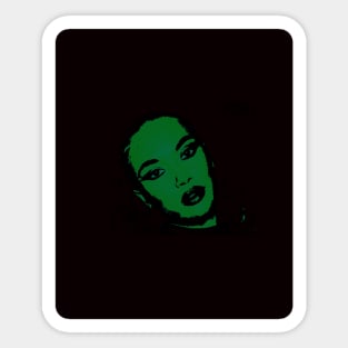 Woman - Grunge Style Sticker